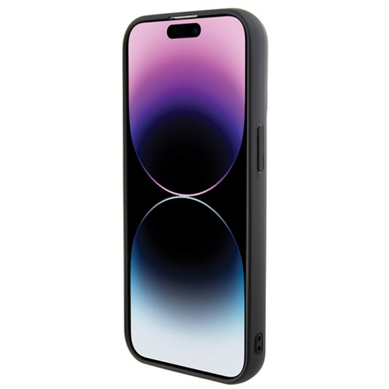 Karl Lagerfeld KLHCP15S3DMKRLK 3D Rubber Multi Logo Hardcase pre Apple iPhone 15, čierny