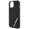 Karl Lagerfeld KLHCP15S3DMKRLK 3D Rubber Multi Logo Hardcase pre Apple iPhone 15, čierny