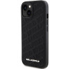 Karl Lagerfeld KLHCP15SPQKPMK Quilted K Pattern pevné puzdro pre Apple iPhone 15, čierne