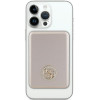 Guess GUPBM3AL4DMD powerbanka 3000 mAh, 5 W, MagSafe 4G Strassed Metal Logo, zlatá