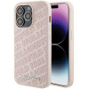 Karl Lagerfeld KLHCP15XPQKPMP Quilted K Pattern pevné puzdro pre Apple iPhone 15 Pro Max, ružové