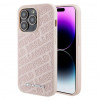 Karl Lagerfeld KLHCP15XPQKPMP Quilted K Pattern pevné puzdro pre Apple iPhone 15 Pro Max, ružové
