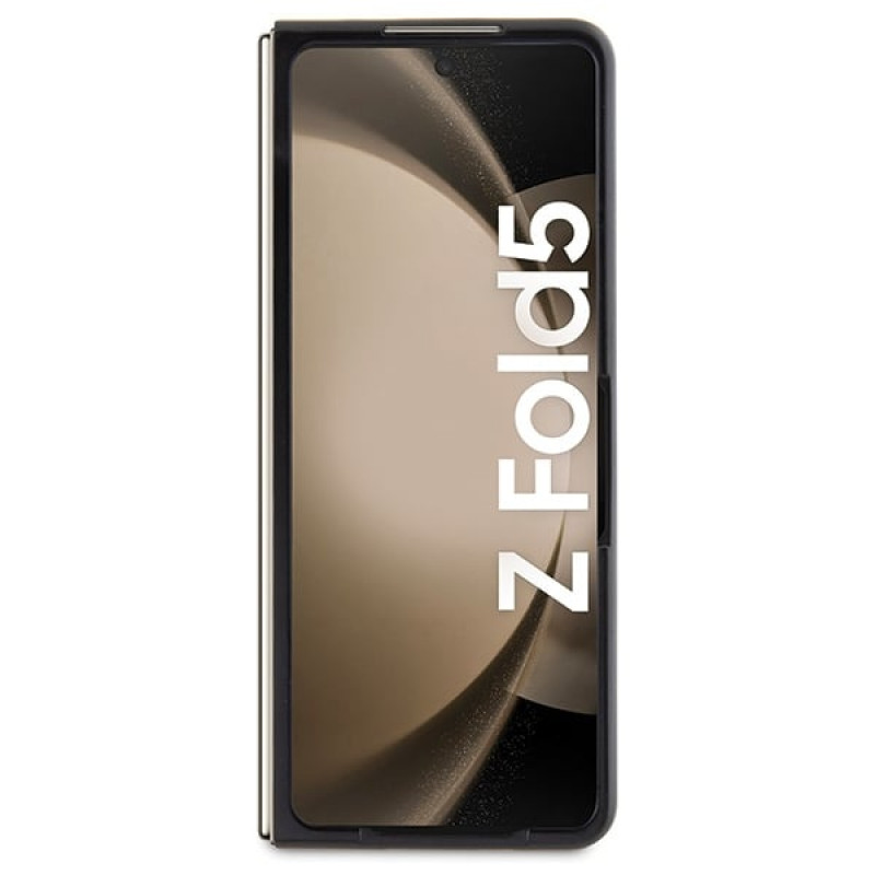 BMW BMHCZFD5SLLBK Signature Logo Imprint Hardcase pre Samsung Galaxy Z Fold5, čierny