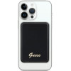 Guess GUPBM3ALGSGK Powerbank 3000 mAh, 5 W, MagSafe Metal Script Logo, čierna