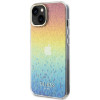 Guess GUHCP15SHDECMI IML Faceted Mirror Disco Iridescent pevné puzdro pre Apple iPhone 15, viacfarebné