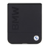 BMW BMHCZF5SLLBK kožené puzdro Hardcase s ražbou pre Samsung Galaxy Z Flip5, čierne