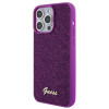 Guess GUHCP15XPMSDGSF Disco Metal Script pevné puzdro pre Apple iPhone 15 Pro Max, fialové