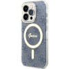 Guess GUHMP15XH4STB Apple iPhone 15 Pro Max hardcase IML 4G MagSafe, modrý (outlet)
