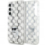 Karl Lagerfeld KLHCS23FEHNCMKLT Samsung Galaxy S23 FE (S711) pevné puzdro Monogram Choupette, transparentné