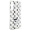 Karl Lagerfeld KLHCS23FEHNCMKLT Samsung Galaxy S23 FE (S711) pevné puzdro Monogram Choupette, transparentné