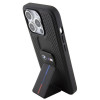 BMW BMHCP15LGSPPRK Apple iPhone 15 Pro hardcase Grip Stand Smooth & Perforated, čierny