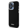 DKNY Apple iPhone 15 Pro puzdro hardcase Liquid Silicone Small Metal Logo MagSafe, čierne