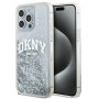 DKNY Apple iPhone 15 Pro Max pevné puzdro Liquid Glitter Big Logo