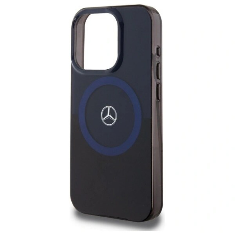 Mercedes MEHMP16X23HBIKV Apple iPhone 16 Pro Max hardcase MB Double Layer BiColor MagSafe, čierna modrá