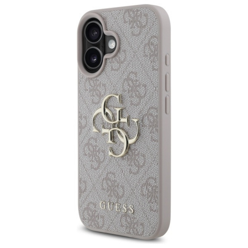 Guess GUHCP16S4GMGPI Apple iPhone 16 puzdro hardcase 4G Big Logo, ružová