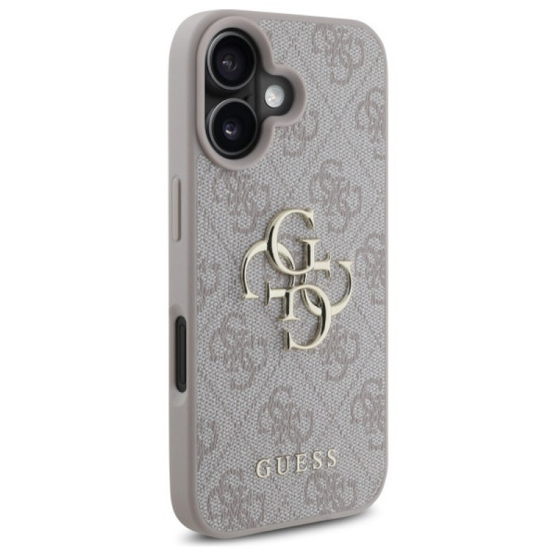 Guess GUHCP16S4GMGPI Apple iPhone 16 puzdro hardcase 4G Big Logo, ružová