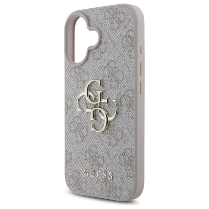 Guess GUHCP16S4GMGPI Apple iPhone 16 puzdro hardcase 4G Big Logo, ružová