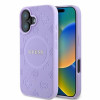 Guess Saffiano Peony Stamp MagSafe puzdro pre Apple iPhone 16, fialové