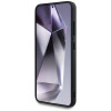 Guess Grained Big 4G Logo Small Classic Logo pevné puzdro pre Samsung Galaxy S25+, hnedé