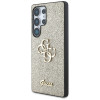 Pevné puzdro Guess Fixed Glitter Big 4G Metal Logo pre Samsung Galaxy S25 Ultra, zlaté
