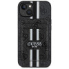 Guess 4G Stripes MagSafe Wallet puzdro pre Apple iPhone 15, čierne