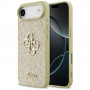 Pevné puzdro Guess Fixed Glitter Big 4G pre Apple iPhone Air, zlaté