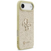 Pevné puzdro Guess Fixed Glitter Big 4G pre Apple iPhone Air, zlaté