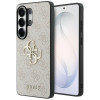 Guess GUE005337 4G Big Metal Logo tvrdé puzdro pre Samsung Galaxy S26 Ultra, ružové