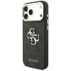 Guess 4G Big 4G Classic Logo Big Strap Metal Buttons puzdro s popruhom pre Apple iPhone 18 Pro / 17 Pro, čierne