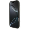 Guess 4G Big 4G Classic Logo Big Strap Metal Buttons puzdro s popruhom pre Apple iPhone 18 Pro / 17 Pro, čierne