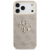 Guess 4G Big 4G Classic Logo Big Strap Metal Buttons puzdro s popruhom pre Apple iPhone 18 Pro Max / 17 Pro Max, ružové