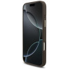 Guess 4G Big 4G Classic Logo Big Strap Metal Buttons puzdro s popruhom pre Apple iPhone 18 Pro Max / 17 Pro Max, hnedé