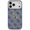 Guess 4G Big 4G Classic Logo Big Strap Metal Buttons puzdro s remienkom pre Apple iPhone 18 Pro Max / 17 Pro Max, modré