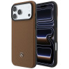 Mercedes-Benz Grill Pattern Leather MagSafe puzdro a peňaženka na karty pre Apple iPhone 18 Pro Max / 17 Pro Max, camel