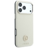 Guess GUE005545 Grained Round Strass Logo MagSafe puzdro pre Apple iPhone 18 Pro / 17 Pro, béžové