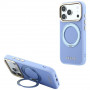 Guess Ring Stand 360 Grained Classic Logo MagSafe puzdro pre Apple iPhone 18 Pro Max / 17 Pro Max, svetlomodré