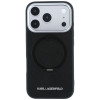 Karl Lagerfeld Ring Stand 360 Saffiano Classic Logo MagSafe puzdro pre Apple iPhone 18 Pro / 17 Pro, čierne (KF003179)