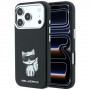 Karl Lagerfeld Puzdro Smooth Choupette Sketch MagSafe pre Apple iPhone 18 Pro Max / 17 Pro Max, čierne