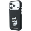 Karl Lagerfeld Puzdro Smooth Choupette Sketch MagSafe pre Apple iPhone 18 Pro Max / 17 Pro Max, čierne