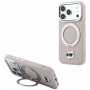 Karl Lagerfeld s Ring Stand 360 Choupette Head Pin MagSafe puzdro pre Apple iPhone 18 Pro Max / 17 Pro Max, ružové