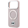 Karl Lagerfeld s Ring Stand 360 Choupette Head Pin MagSafe puzdro pre Apple iPhone 18 Pro Max / 17 Pro Max, ružové