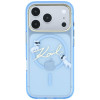 Karl Lagerfeld Script Logo MagSafe puzdro pre Apple iPhone 18 Pro / 17 Pro, svetlomodré