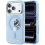 Karl Lagerfeld Peekaboo Logo MagSafe puzdro pre Apple iPhone 18 Pro Max / 17 Pro Max, modré