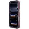 Karl Lagerfeld Peekaboo Logo MagSafe puzdro pre Apple iPhone 18 Pro / 17 Pro, burgundy