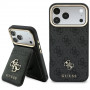 Guess 4G puzdro s peňaženkou, MagSafe, pre Apple iPhone 18 Pro / 17 Pro, čierne