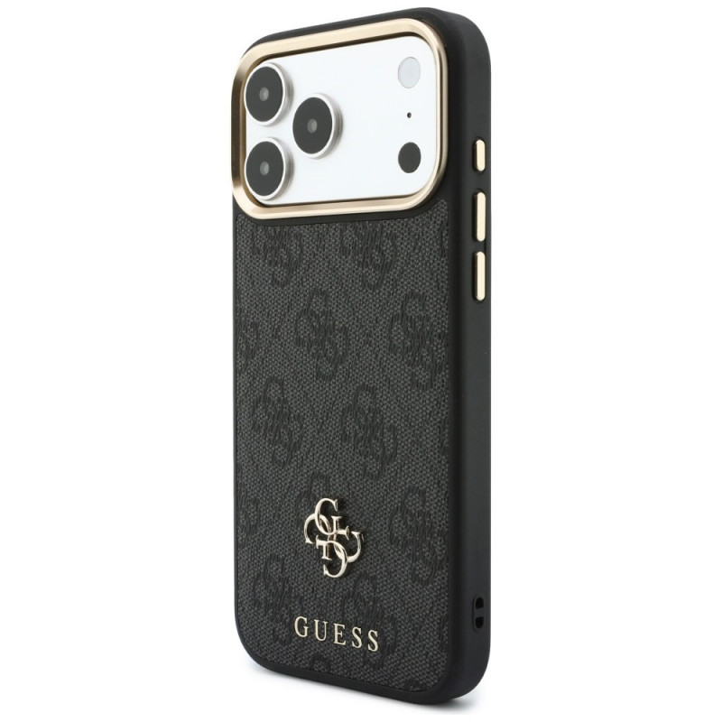 Guess 4G puzdro s peňaženkou, MagSafe, pre Apple iPhone 18 Pro / 17 Pro, čierne