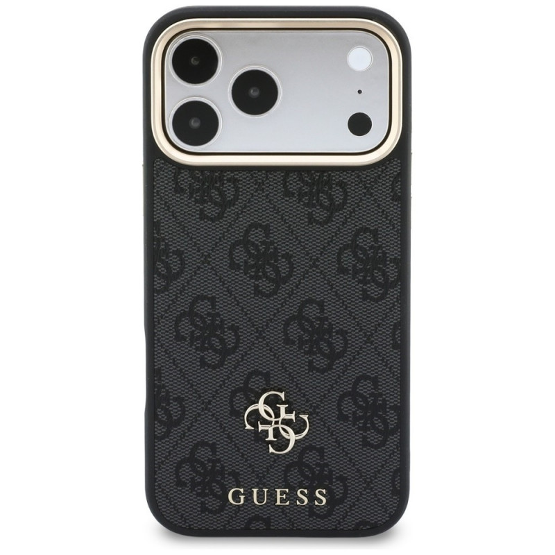 Guess 4G puzdro s peňaženkou, MagSafe, pre Apple iPhone 18 Pro / 17 Pro, čierne