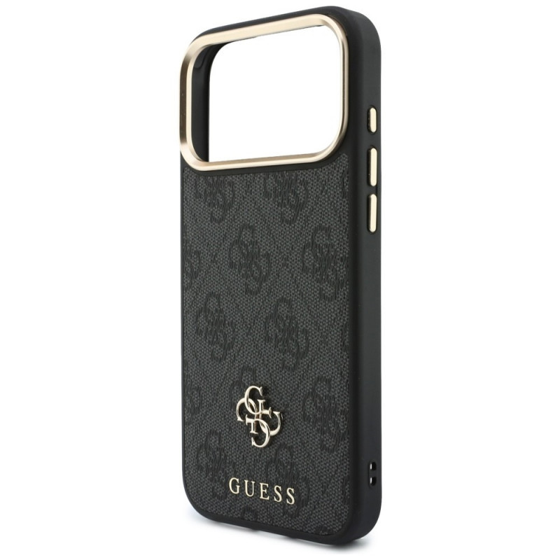Guess 4G puzdro s peňaženkou, MagSafe, pre Apple iPhone 18 Pro / 17 Pro, čierne