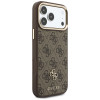 Guess 4G puzdro s peňaženkou, MagSafe, pre Apple iPhone 18 Pro Max / 17 Pro Max, hnedé