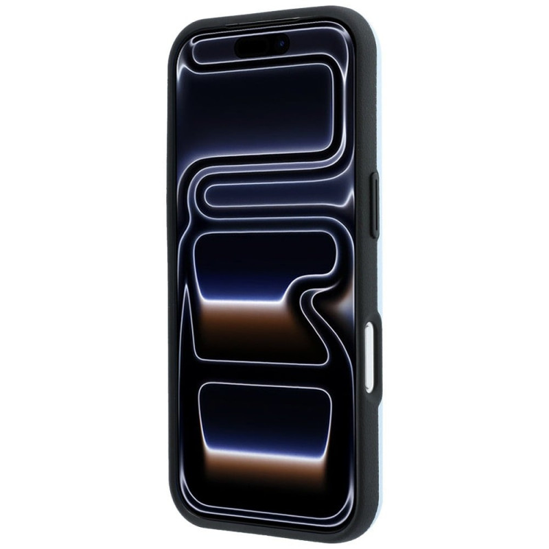 BMW Kevlar Metal Logo MagSafe puzdro pre Apple iPhone 18 Pro / 17 Pro, modré